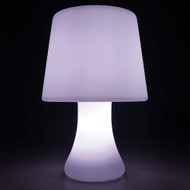 Modern Home Portable Cordless LED Glowing Table Lamp w/Infrared Remote Control