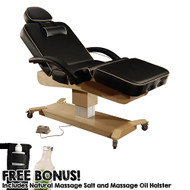 MaxKing Salon Electric Lift Table w/ Bonus Items