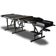 Royal Massage Sheffield 180 Elite Professional Portable Chiropractic Table - Pelvic & Thoracic Drops with many Adjustable Settings (Charcoal)