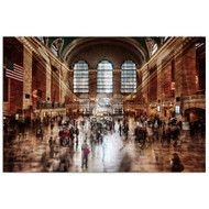 Modern Home Ultra High Resolution Tempered Glass Wall Art - 3D Grand Central Station New York