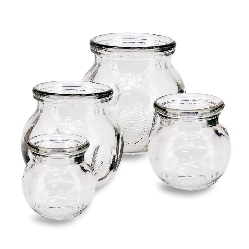 Royal Massage 4pc Fire Glass Cupping Jar Set Vandue