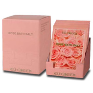 Royal Massage Natural Sea Salt Mineral Bath Salts (80g packets x 10) - Rose