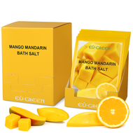 Royal Massage Natural Sea Salt Mineral Bath Salts (80g packets x 10) - Mango Mandarin