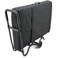 Royal Massage® Rolling Folding Massage Table Cart Trolley - Portable Folding Massage Table Carrier Alleviates Heavy Lifting