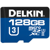 Delkin 128GB 1900X UHS-II microSDXC Memory Card