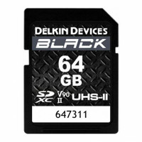 Delkin 64GB UHS-II SD Memory Card