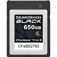 Delkin Devices 650GB BLACK CFexpress Type B Memory Card