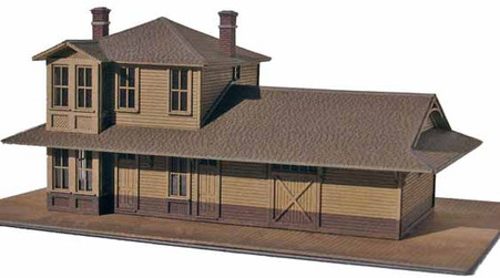 N-Scale NP 2-Story Depot