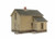 HO-Scale 1.5-Story Section House