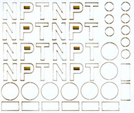 HO-Scale NPT Trailer Styrene Shapes