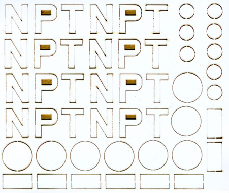HO-Scale NPT Trailer Styrene Shapes
