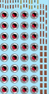 HO Decals for NP War Emergency Boxcar