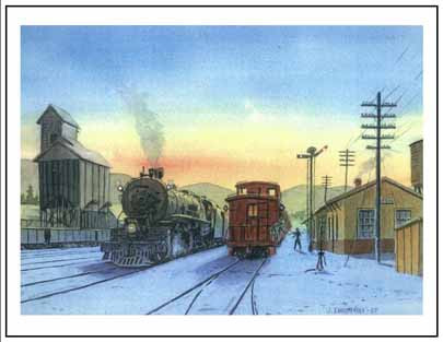 NP 4015 at Easton WA Winter Cards