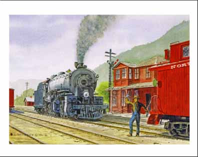 NP 4007 at Lester WA Note Cards