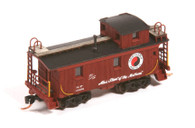 N-scale 1200 Series Wood Cupola Caboose