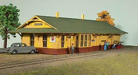 N-scale NP Class A One Story Depot