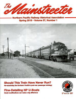 Mainstreeter Spring 2018 Volume 37, No. 1.