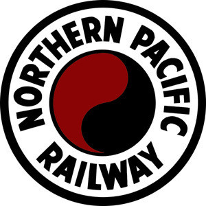 Northern Pacific 8-inch Round Monad Sign