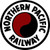 Northern Pacific 8-inch Round Monad Sign