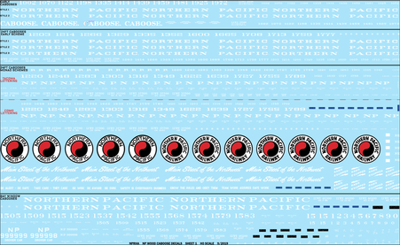 Wood Caboose decals
