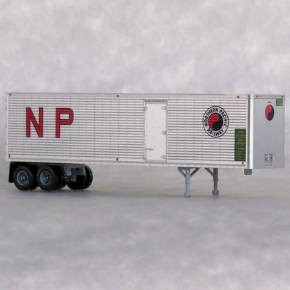 N-scale 40' Northern Pacific Corrugated Trailer