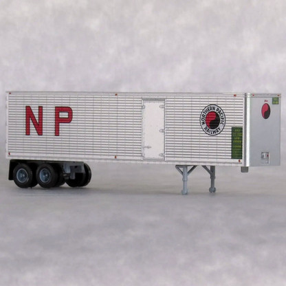 N-scale 40' Northern Pacific Corrugated Trailer