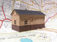 HO-Scale NP Motor Car/Work Shed
