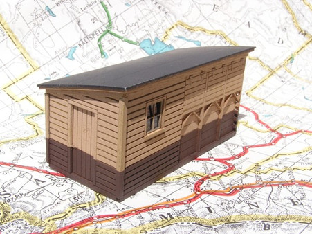 HO-Scale NP Wooden Fuel Shed