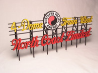 Multi-Scale NP 4-Dome Train West Sign