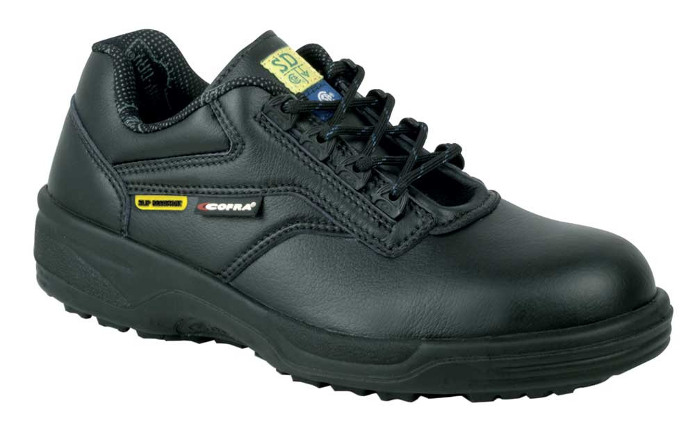 Size 9 STEAM Slip Resistant Footwear with Composite Safety Toe & Water Repellent Upper COFRA Chemical Resistant Work Shoes 