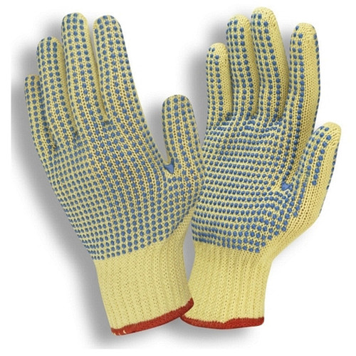 Cordova Kevlar®/Cotton PVC Dotted Gloves, 7-Gauge, Cut Level 2 (Dozen)