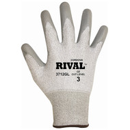 Cordova RIVAL HPPE Gloves, Light Gray, 13-Gauge, Coated Palm, Cut Level 2 (Pair)