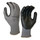 Cordova CONQUEST PLUS Nitrile Coated Machine Knit Gloves, Black Nitrile Dots (Dozen)