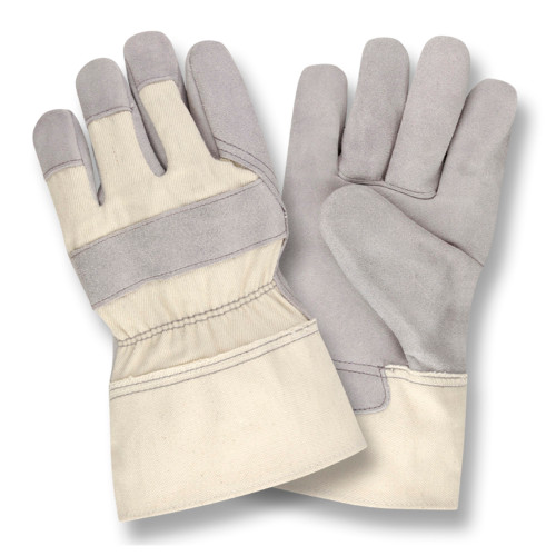 Cordova Regular Shoulder Split Cowhide Leather Gloves, White, Duck Cuff  (Dozen)