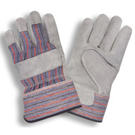 Cordova Select Shoulder Split Cowhide Leather Gloves, Rubberized Gauntlet Cuff (Dozen)