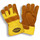 Cordova Side Split Cowhide Russet Color Leather KEVLAR® Gloves, Double Palm, Rubberized Safety Cuff (Dozen)