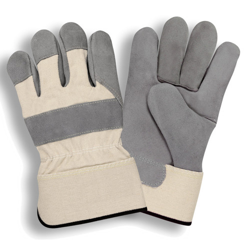 Cordova TUF-COR Side Split Cowhide Leather KEVLAR® Gloves, Rubberized Safety Cuff (Dozen)