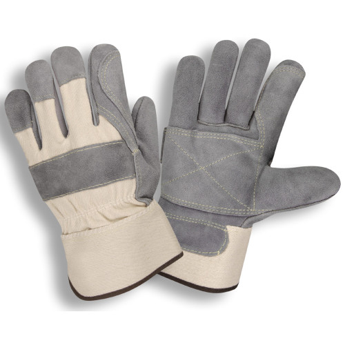 Cordova Premium Side Split Cowhide Leather KEVLAR® Gloves, Double Chrome Tanned, Double Palm, Rubberized Safety Cuff (Dozen)