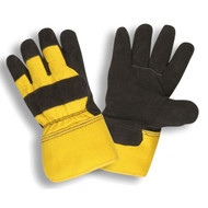 Cordova Insulated Side Split Cowhide Leather Gloves, Rubberized Safety Cuff, Pile Lined (Dozen)