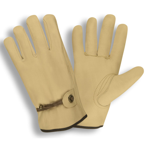 Cordova Select Cowhide Leather Drivers Gloves, Unlined, Ball & Tape Back, Keystone Thumb (Dozen)