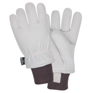 Cordova FREEZEBEATER® Side Split Deerskin Leather Gloves, Kevlar® Sewn, C150 Thinsulate® Lined, Knit Wrist, Gray (Pair)