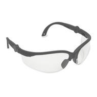 AKITA Safety Glasses, Black with Clear Lens