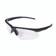 CATALYST Safety Glasses, Black Gloss Frame with Clear Lens, Bayonet Temples