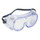 Indirect Ventilation Safety Goggles, Clear Polycarbonate Lens, Elastic Strap