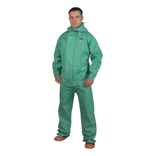 Cordova APEX FR 1-Piece Chemical Suit, .45mm Fabric, Green