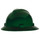 MSA V-Gard Full Brim Hard Hat, Fast-Trac Ratchet Suspension, Green
