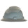MSA V-Gard Full Brim Hard Hat, Fast-Trac Ratchet Suspension, Gray