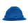 MSA V-Gard Full Brim Hard Hat, Fast-Trac Ratchet Suspension, Blue