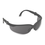 AKITA Safety Glasses, Black with Gray Lens
