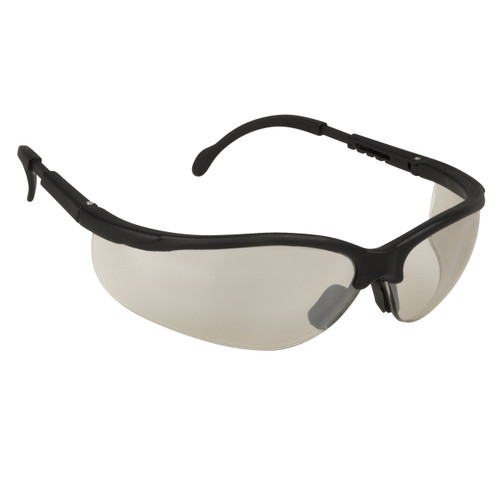 BOXER Safety Glasses, Black with Indoor/Outdoor Lens